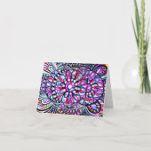 Leliza conçoit la carte vierge de note (Devant)