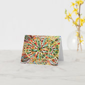 Leliza Designs carte de note blanche (Fleur jaune)