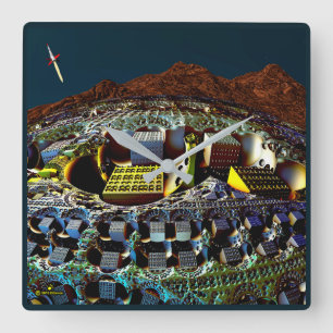 Lem-station Vierkante Klok