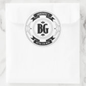 lemand moet hier wonen badge Sticker (Tas)