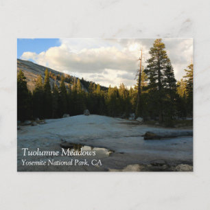 Lembert Dome in Tuolumne Meadows, Yosemite, CA Pos Briefkaart