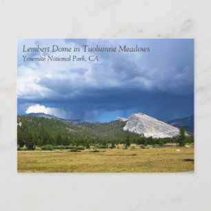 Lembert Dome in Tuolumne Meadows, Yosemite, CA Pos Briefkaart