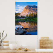 Lembert Dome landschap, Californië Poster (Keuken)