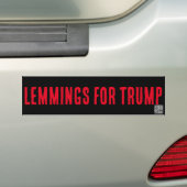 LÉMINATIONS POUR TRUMP, autocollant pare-chocs (En voiture)
