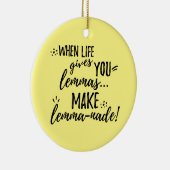 Lemma (limonade) mathematica Linguistics Humor Keramisch Ornament (Rechts)