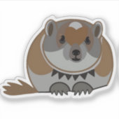 Lemming Lemming Lemming Custom-Cut Vinyl Sticker (Devant)