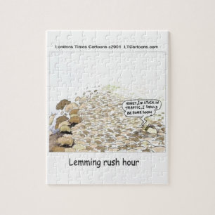 Lemmings Rush Hour Funny Legpuzzel