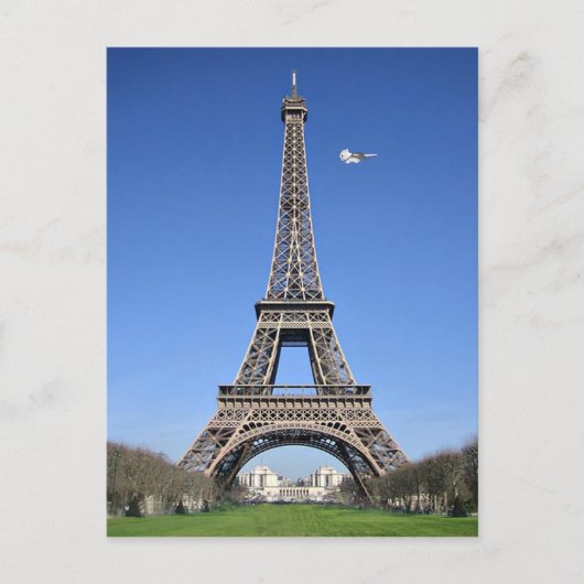 Lemmy Flyby, Eiffel Tower Briefkaart (Voorkant)