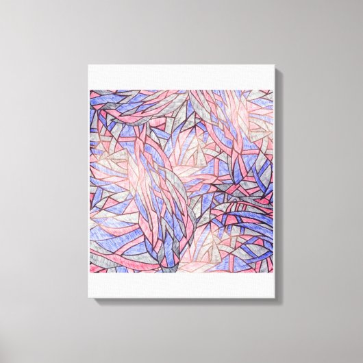 Lemohaco abstracte kunst canvas afdruk (Voorkant)