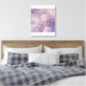 Lemohaco abstracte kunst canvas afdruk (Insitu (Slaapkamer))