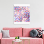 Lemohaco abstracte kunst canvas afdruk (Insitu (Woonkamer))