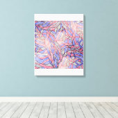 Lemohaco abstracte kunst canvas afdruk (Insitu (Houten vloer))