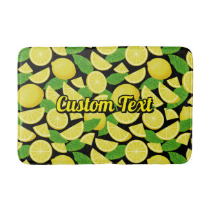 Lemon-achtergrond Badmat