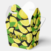 Lemon-achtergrond Bedankdoosjes (Geopend)