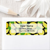 Lemon-achtergrond Etiket (Insitu)