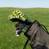 Lemon-achtergrond Golfheadcover (Insitu)
