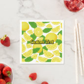 Lemon-achtergrond Servet (Insitu)