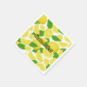 Lemon-achtergrond Servet (Hoek)