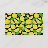 Lemon-achtergrond Visitekaartje (Achterkant)