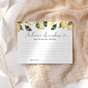 Lemon-advies en wensen vrijgezellenfeest kaart