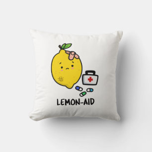 Lemon-aid Funny First Aid Lemon Pun Kussen
