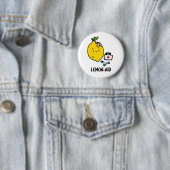 Lemon-aid Funny First Aid Lemon Pun Ronde Button 5,7 Cm (In situ)