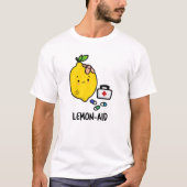 Lemon-aid Funny First Aid Lemon Pun T-shirt (Voorkant)