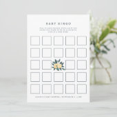 Lemon baby shower Bingo Spelkaart Kaart (Staand voorkant)