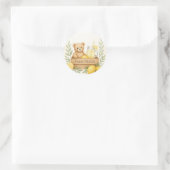 Lemon Baby shower Envelope Seal Ronde Sticker (Tas)
