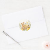 Lemon Baby shower Envelope Seal Ronde Sticker (Envelop)
