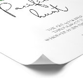 Lemon baby shower Fopspeen jacht spel Poster (Hoek)