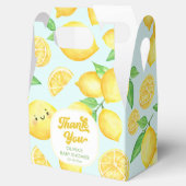 Lemon Baby shower Hartelijk dank Bedankdoosjes (Geopend)