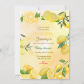 Lemon Baby shower Kaart (Voorkant)