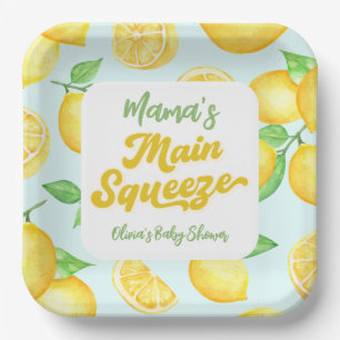 Lemon Baby shower Papieren Bordje
