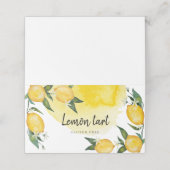 Lemon Baby shower Tent (Buitenkant ongevouwen)