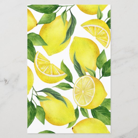 Lemon Baby shower wenst Baby (Achterkant)