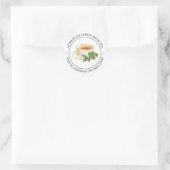 Lemon Balm Tea Modern label (Tas)