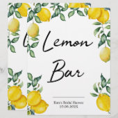 Lemon Bar-citroenbord gepersonaliseerd (Voorkant / Achterkant)