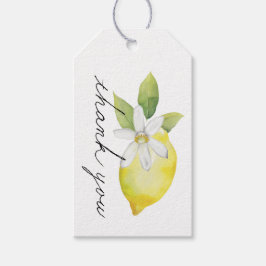 Lemon - Bedankt voor het cadeau-Label Cadeaulabel
