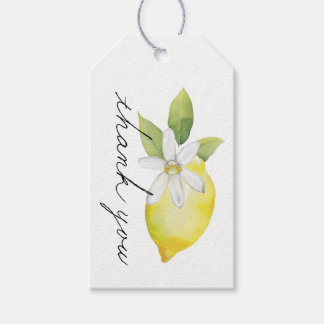 Lemon - Bedankt voor het cadeau-Label Cadeaulabel