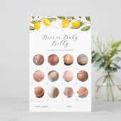 Lemon Beer of Baby Belly Baby shower Game (Staand voorkant)