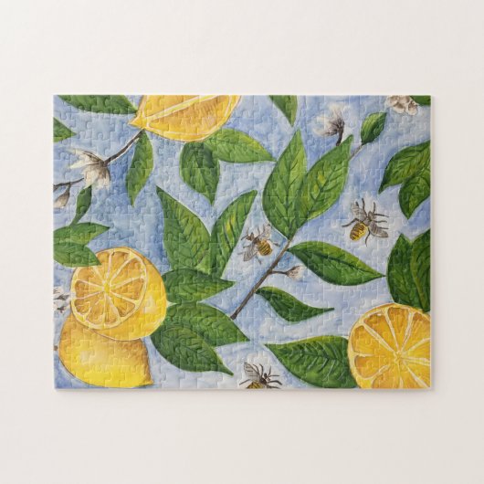 Lemon & Bees Puzzle Legpuzzel (Horizontaal)