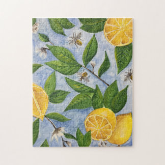 Lemon & Bees Puzzle Legpuzzel