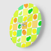 Lemon, beperkt Sinaasappels met Slices Pattern Kit Grote Klok (Hoek)