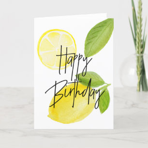 Lemon Birthday Card Kaart