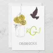 Lemon Bliss Wedding Kaart (Achterkant)