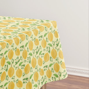 Lemon Bloom Collectie Gele patroon Tafelkleed