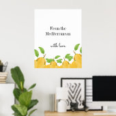 Lemon Bloom Collection  Poster (Thuiskantoor)