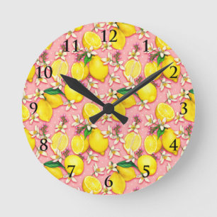 Lemon Blossom Roze Klok