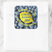 Lemon & Blueberry Jam Square Sticker (Tas)